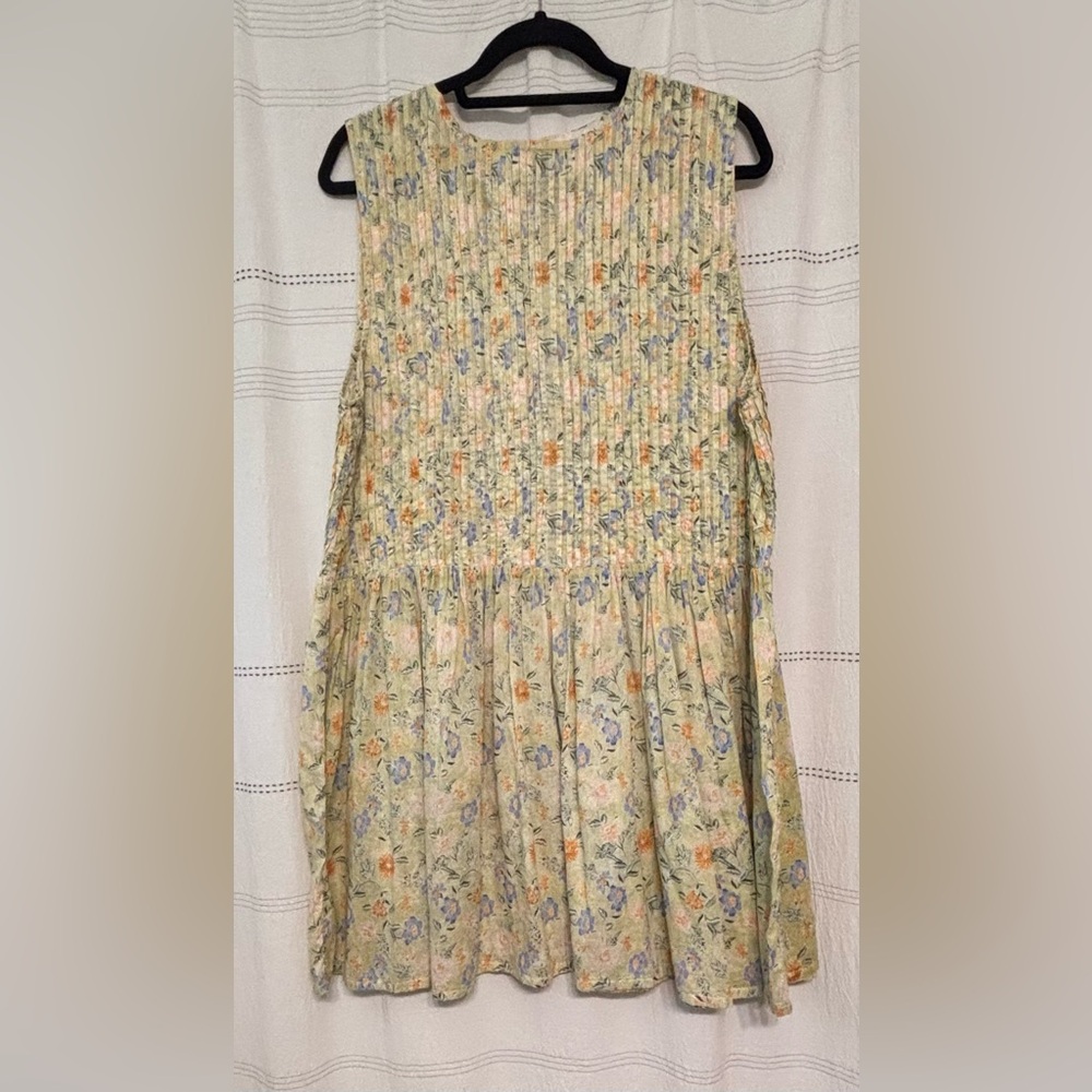 ACACIA Floral sleeveless midi dress